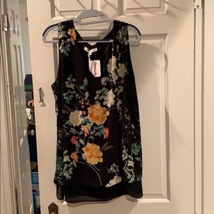 Rose and Olive floral blouse